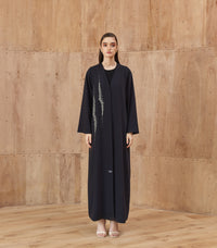 عباية سوداء فخمة دارين 1