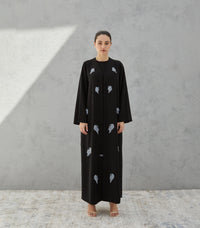 عباية سوداء فخمة ساديا 1