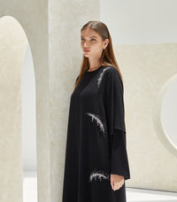 عباية سوداء فخمة زوهرا 2