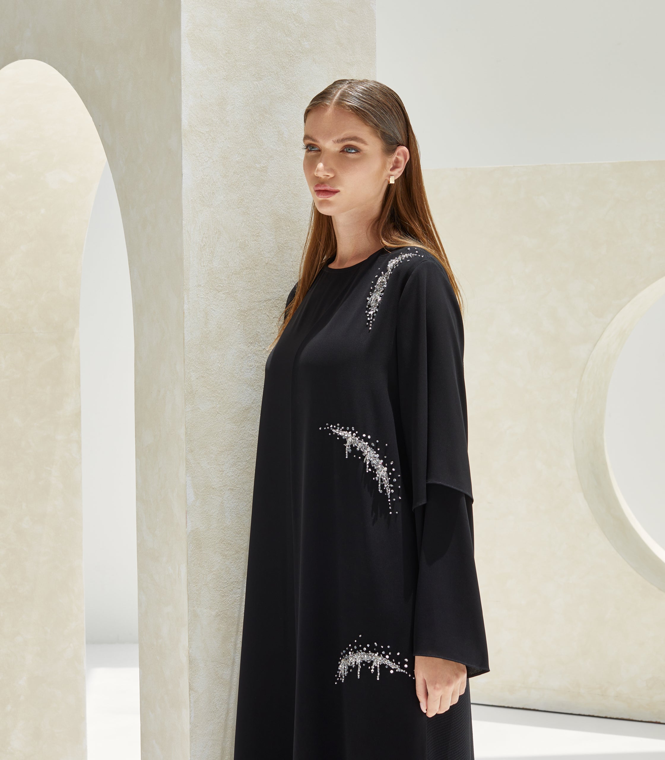 عباية سوداء فخمة زوهرا 2