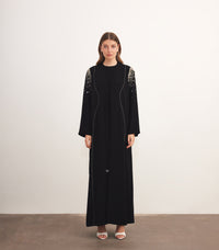 عباية سوداء فخمة ميساء 1