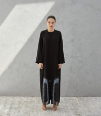 عباية سوداء فخمة سمارة 1