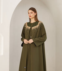 عباية ملونة فخمة وفا 2