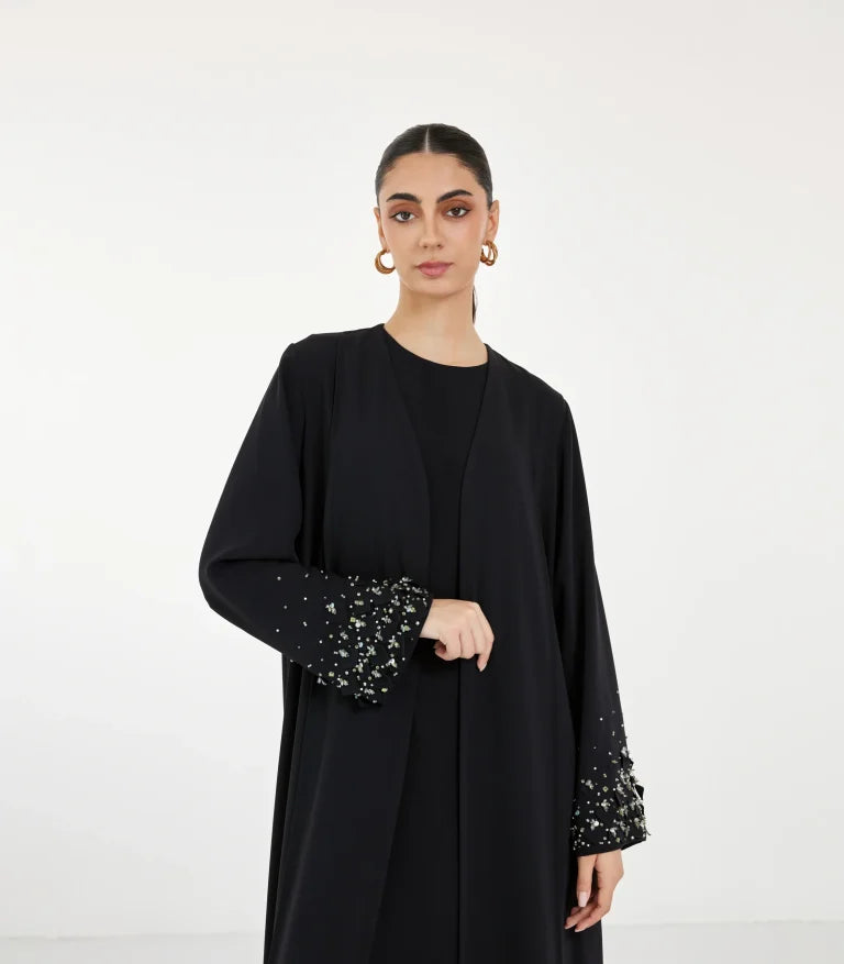 عباية سوداء فخمة ميرا 2