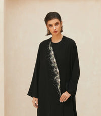 عباية سوداء فخمة شيزا 2