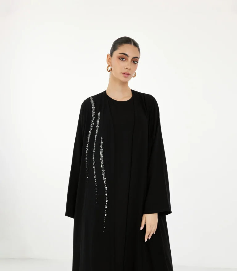 عباية سوداء فخمة نيما 2