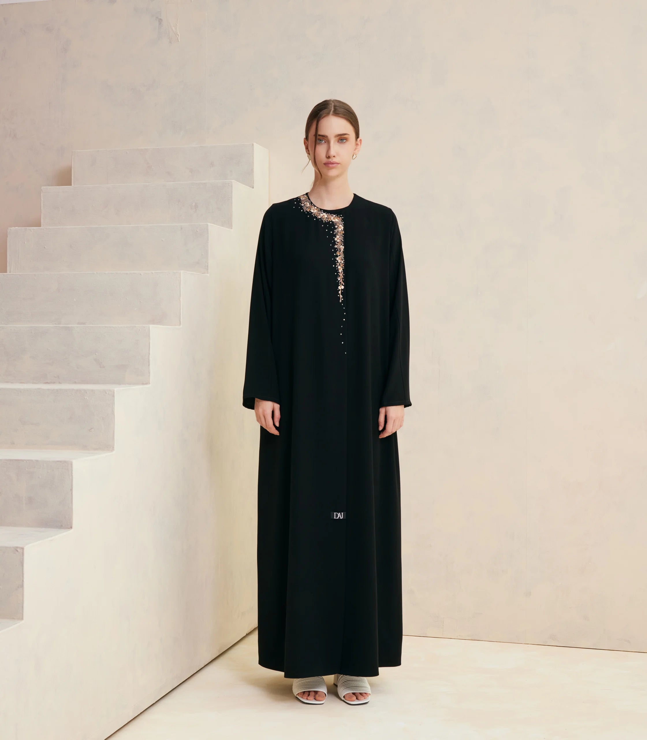 عباية سوداء فخمة حفصة 1