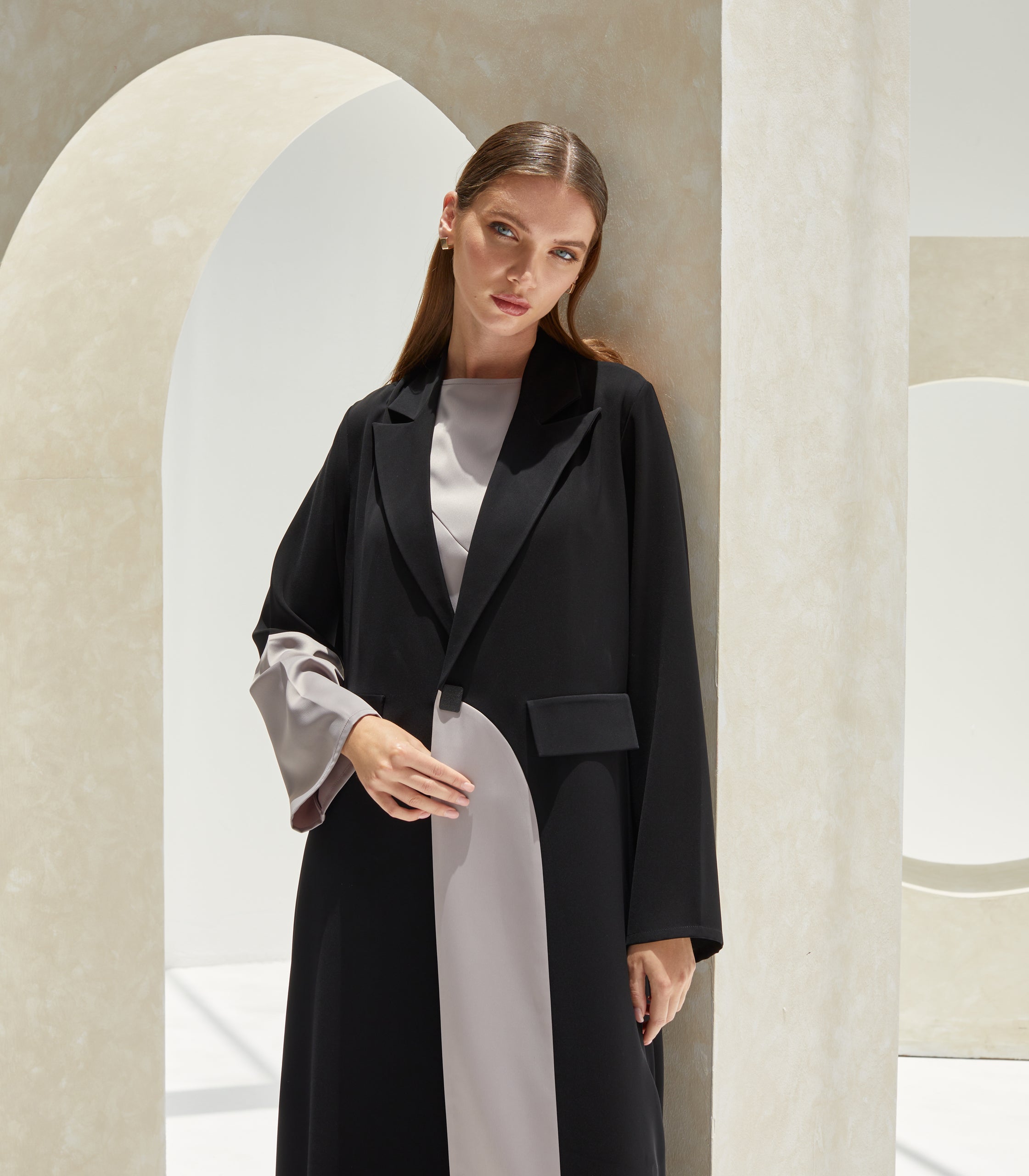 عباية سوداء فخمة سمرة 2