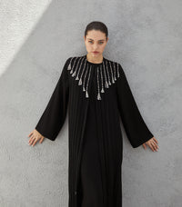 عباية سوداء فخمة يسانا 2