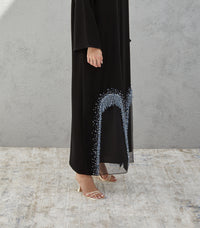 عباية سوداء فخمة سمارة 2