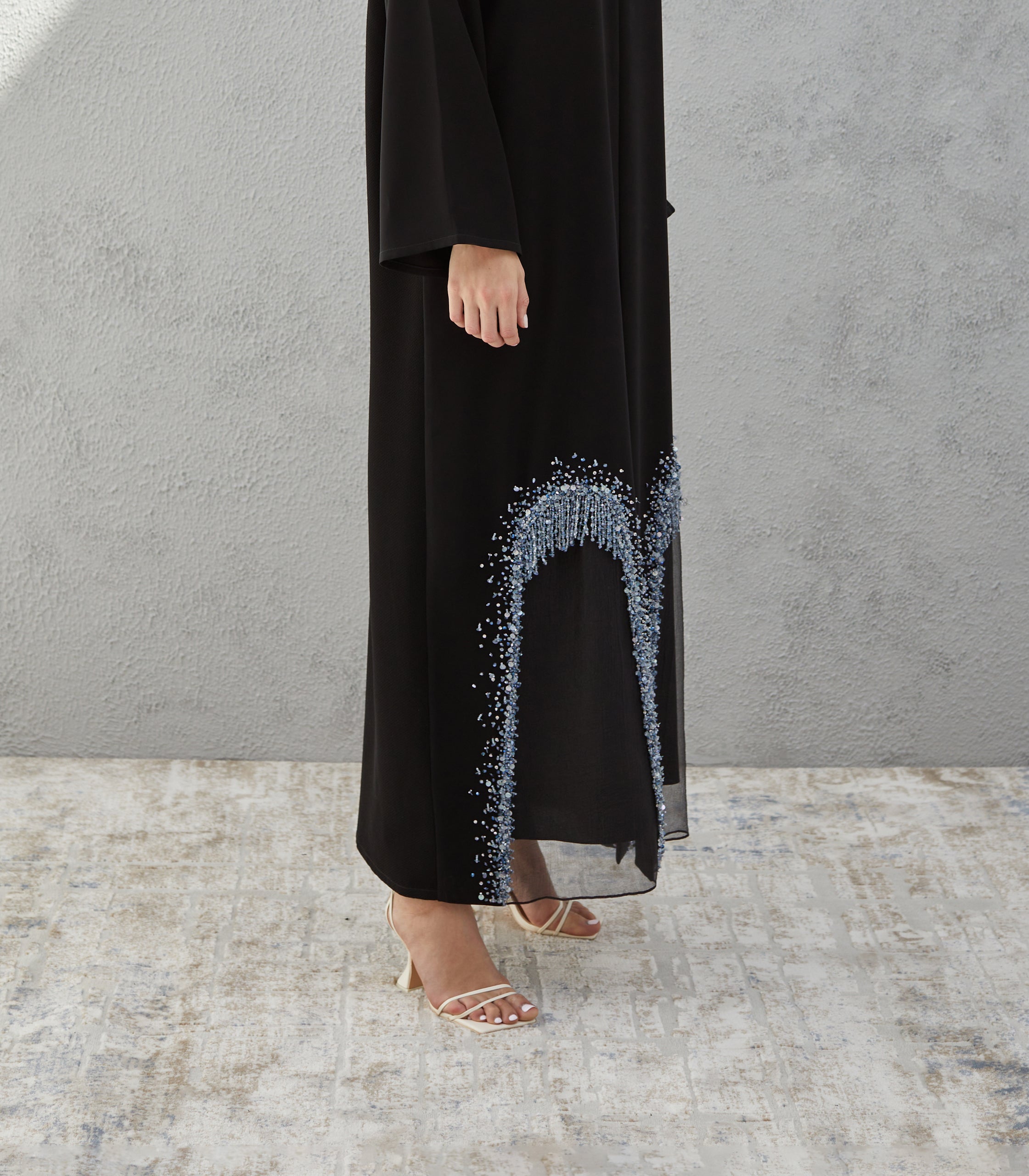 عباية سوداء فخمة سمارة 2