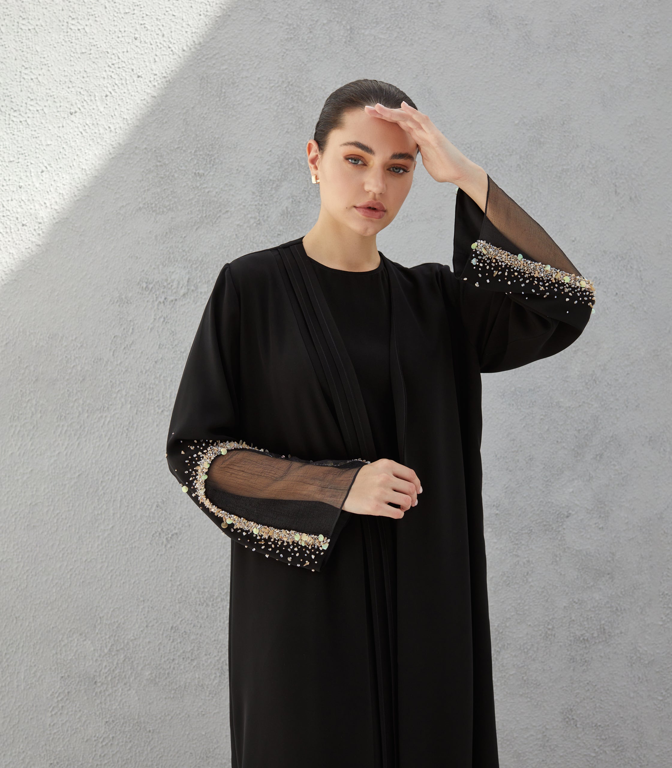 عباية سوداء فخمة حليمة 2