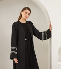 عباية سوداء فخمة هدى 2