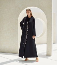 عباية سوداء فخمة عالية 1