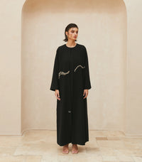 عباية سوداء فخمة أماني 1