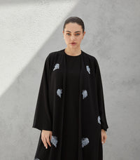 عباية سوداء فخمة ساديا 2