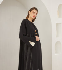 عباية سوداء فخمة تقوى 2