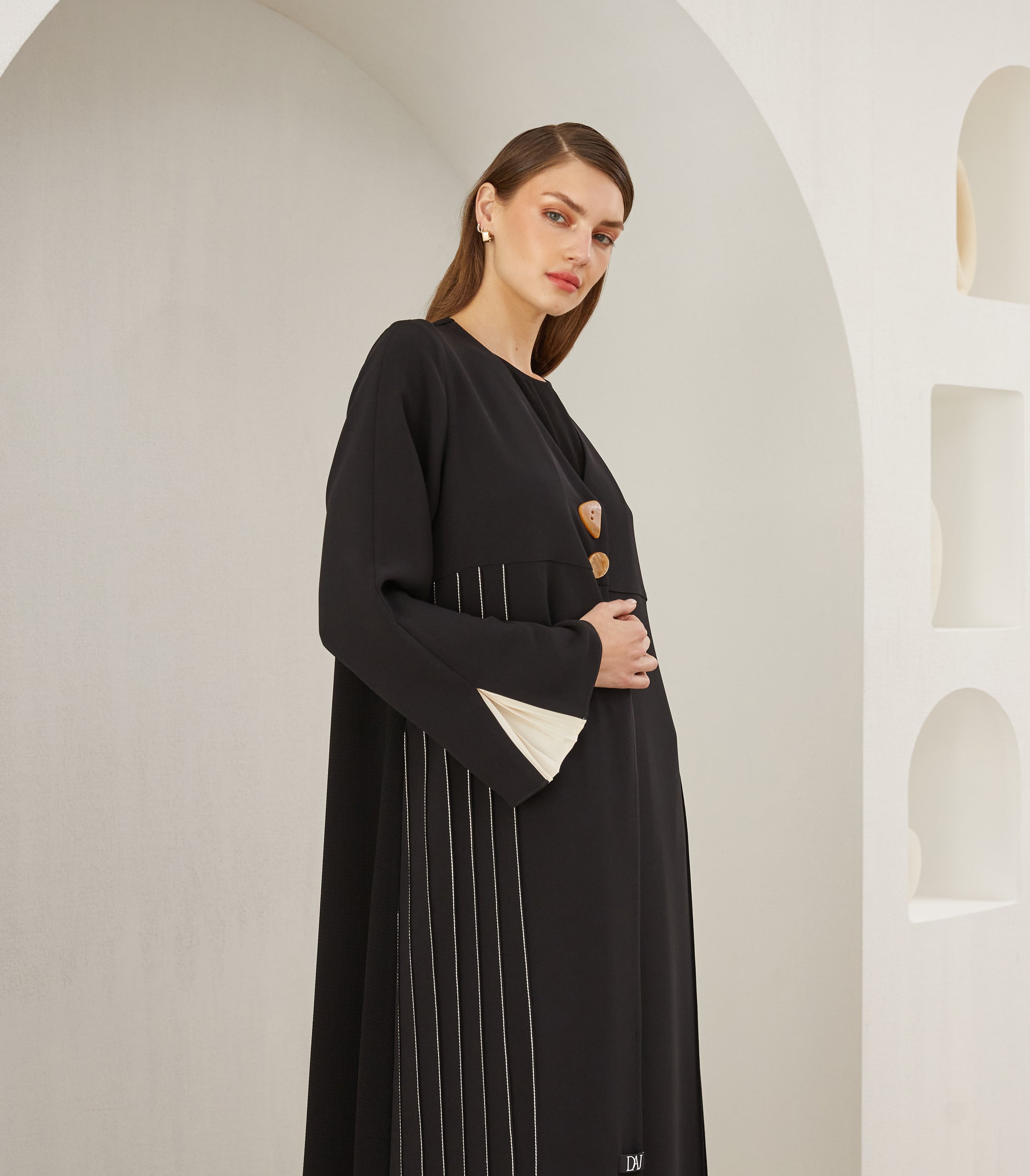 عباية سوداء فخمة تقوى 2