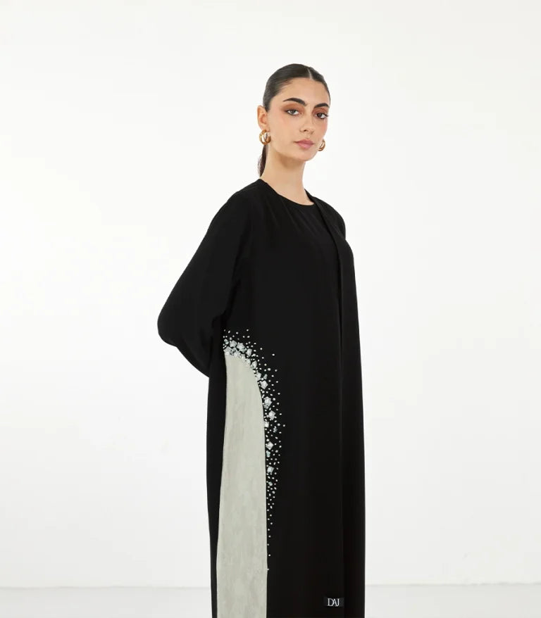 عباية سوداء فخمة عريفة 2