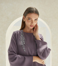 عباية ملونة فخمة فيزا 2