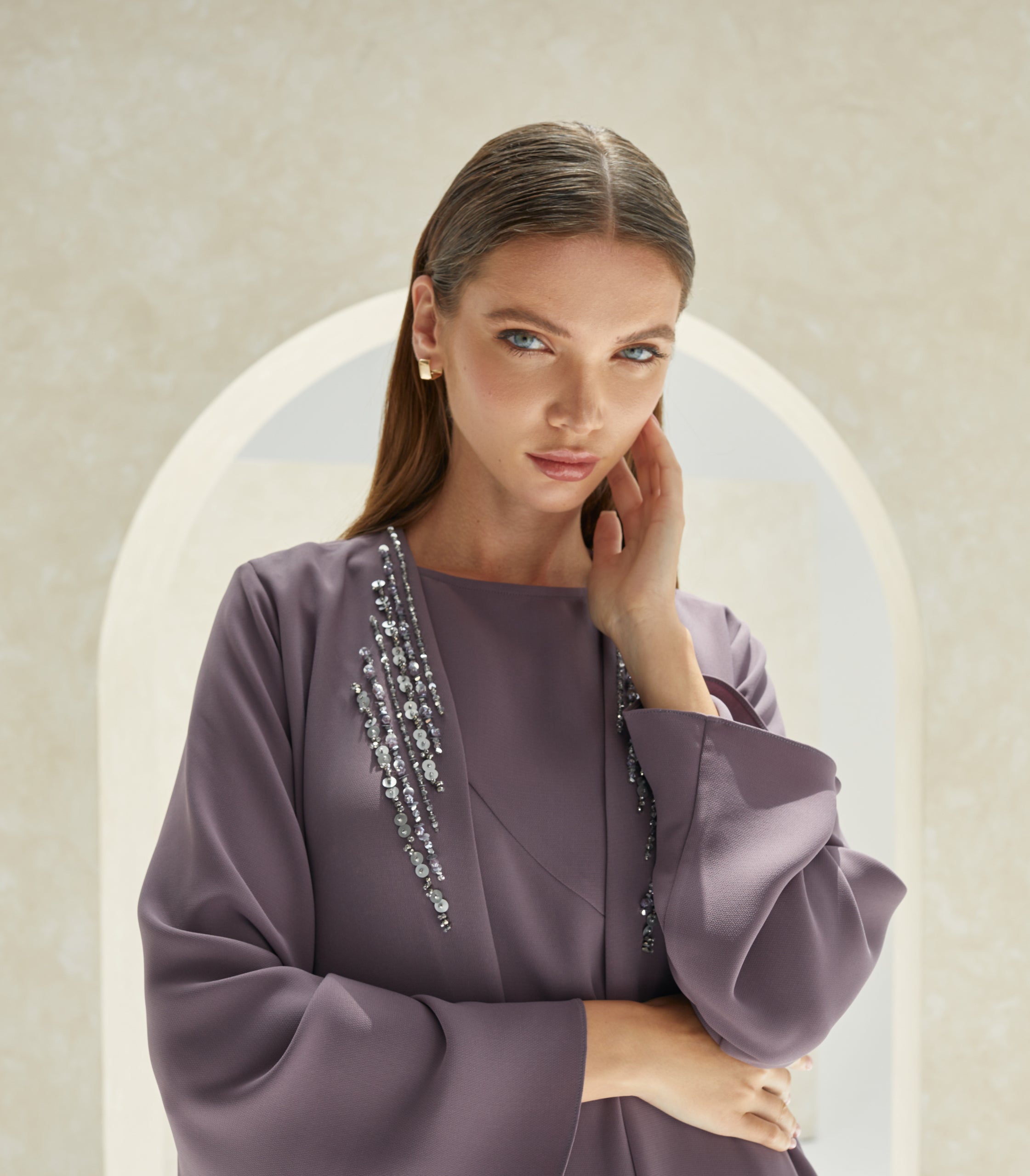 عباية ملونة فخمة فيزا 2