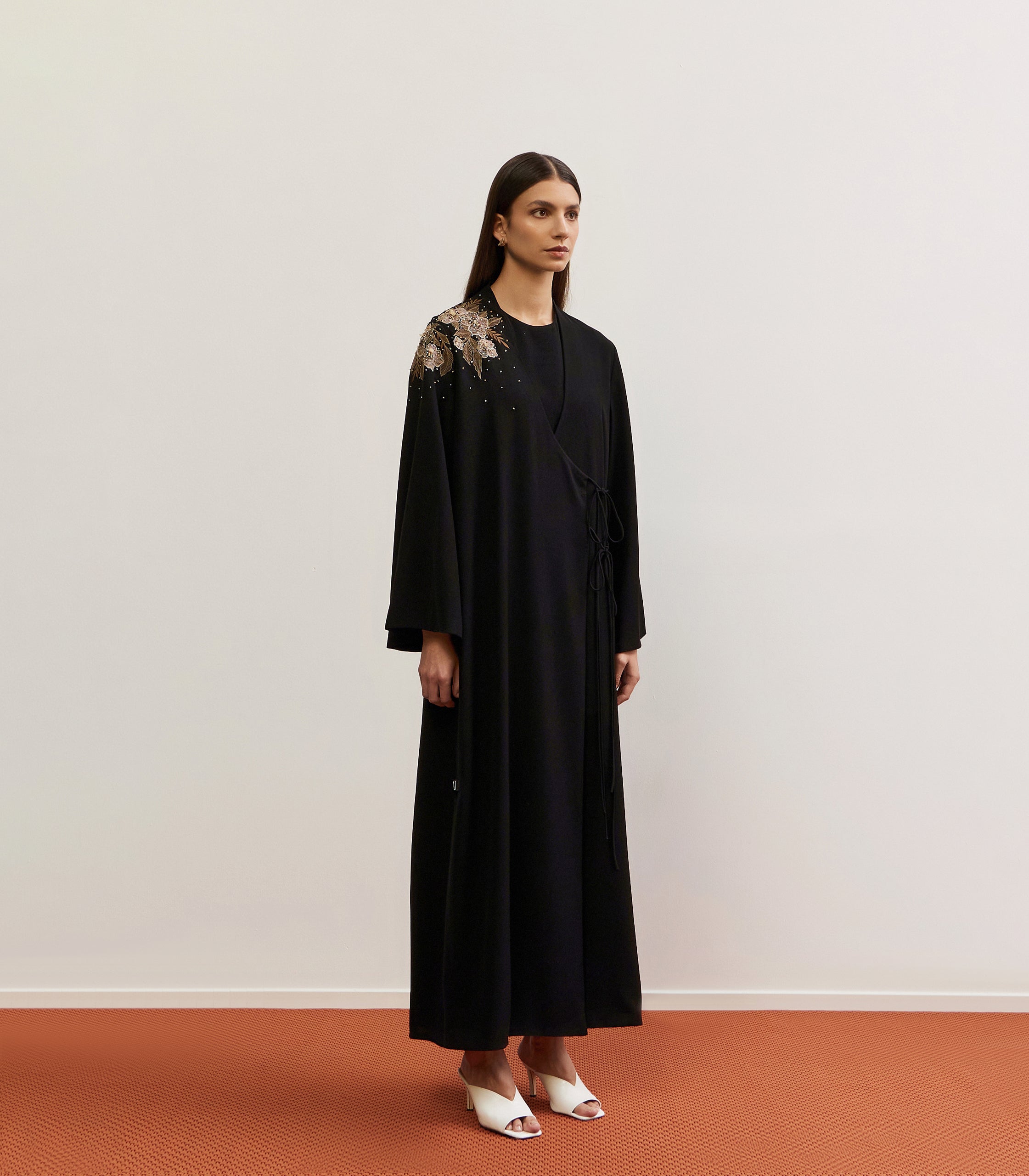 عباية سوداء فخمة إيشما 1