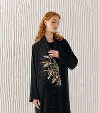 عباية سوداء فخمة أمارة 2