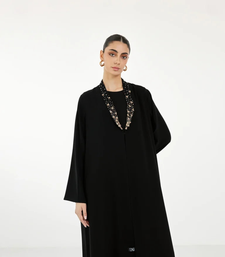 عباية سوداء فخمة فلك 2