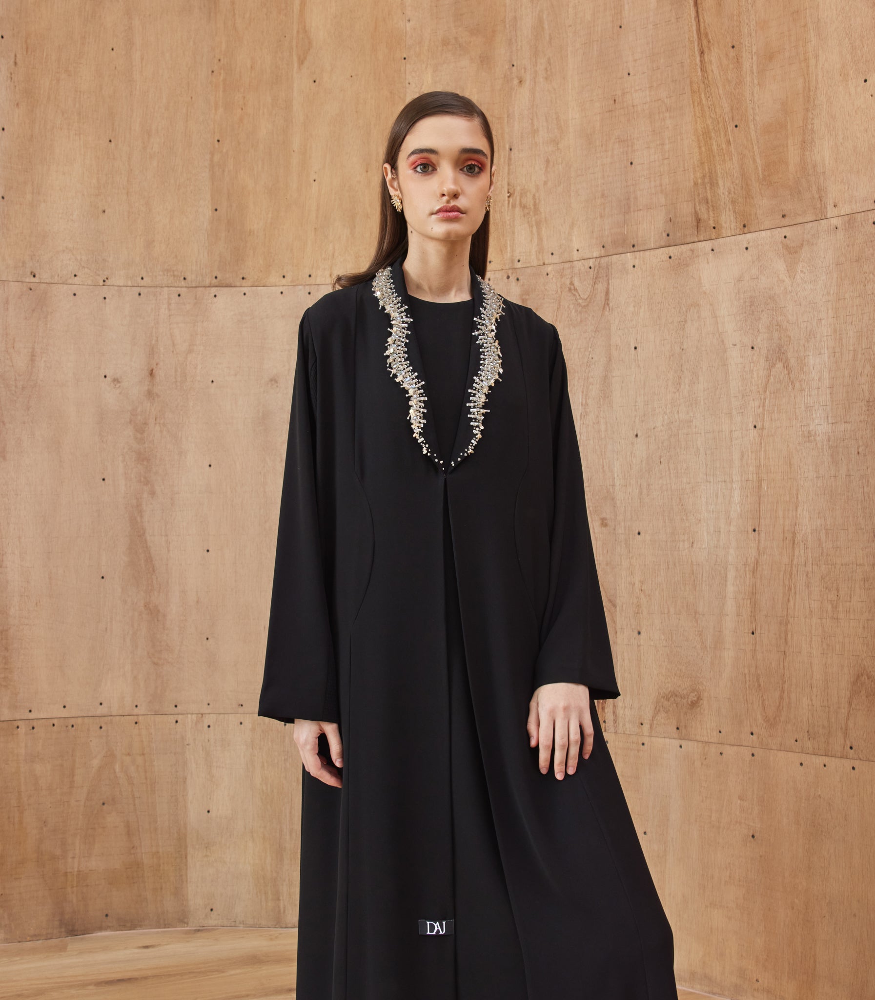 عباية سوداء فخمة تيم 2