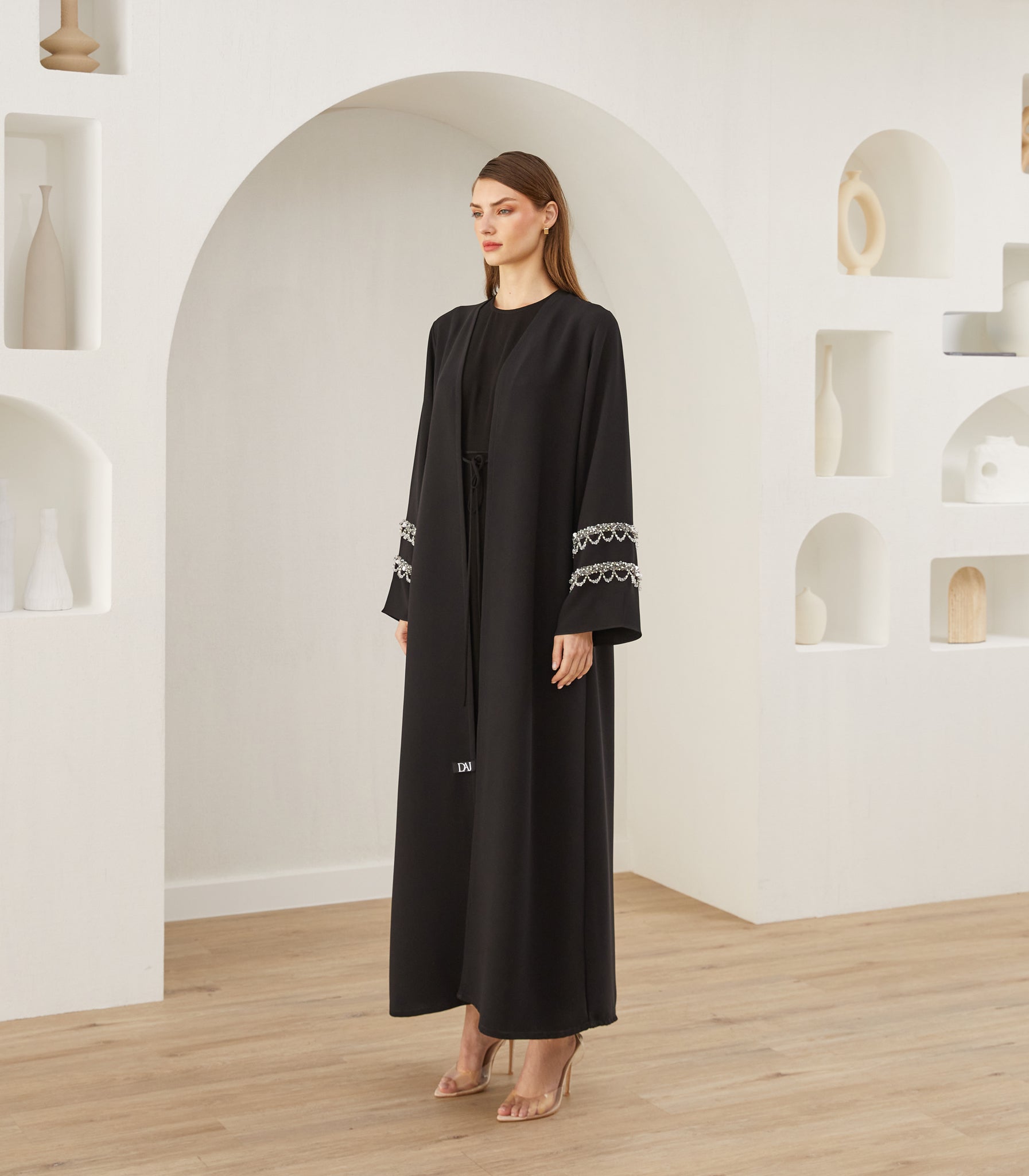 عباية سوداء فخمة هدى 1