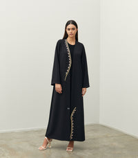 عباية سوداء فخمة أمل 1