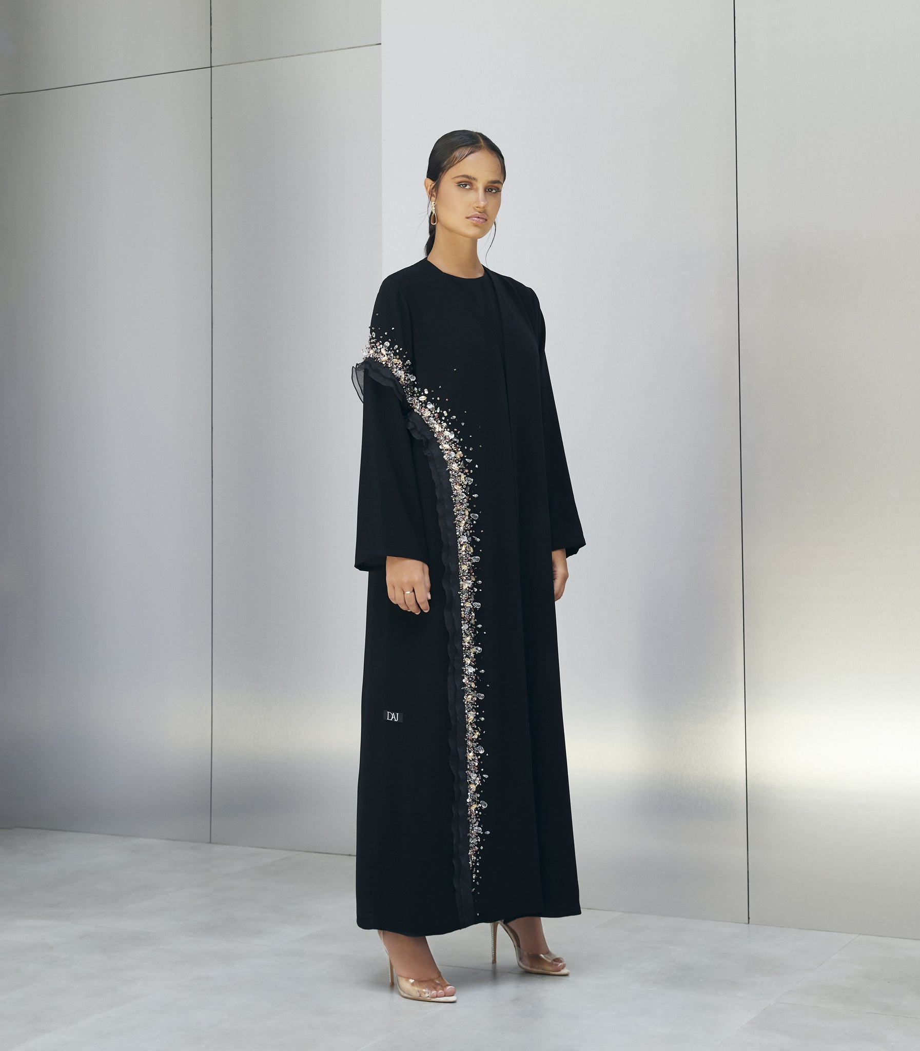 عباية سوداء فخمة أليزا 1