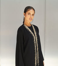 عباية سوداء فخمة فاشا 2