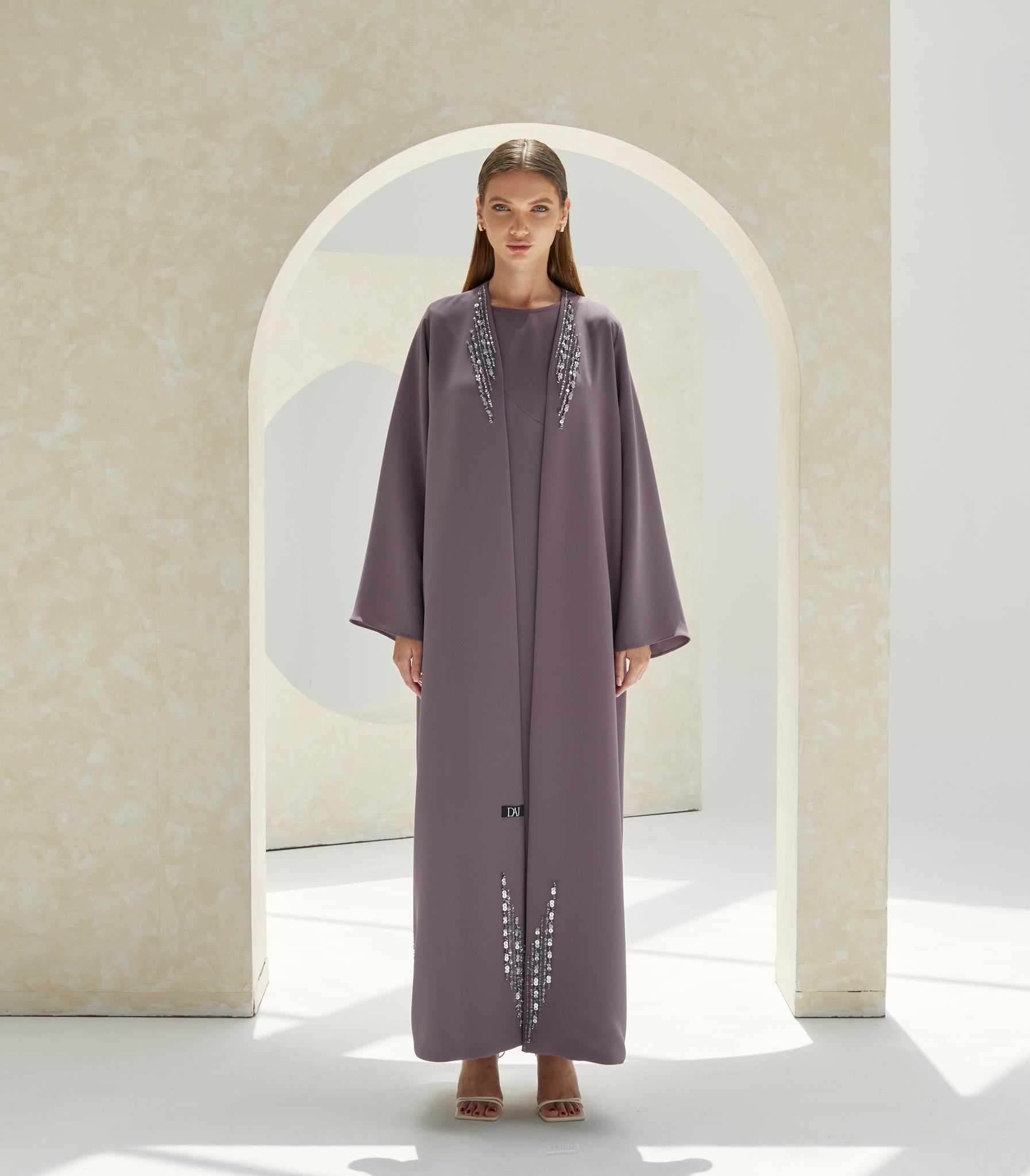 عباية ملونة فخمة فيزا 1