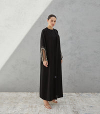 عباية سوداء فخمة حليمة 1