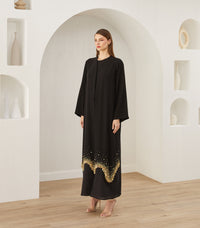 عباية سوداء فخمة إينايا 1