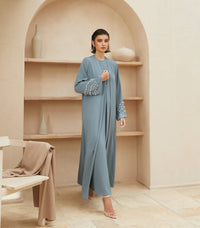 عباية ملونة فخمة إيسا 1