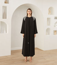 عباية سوداء فخمة ليلا 1