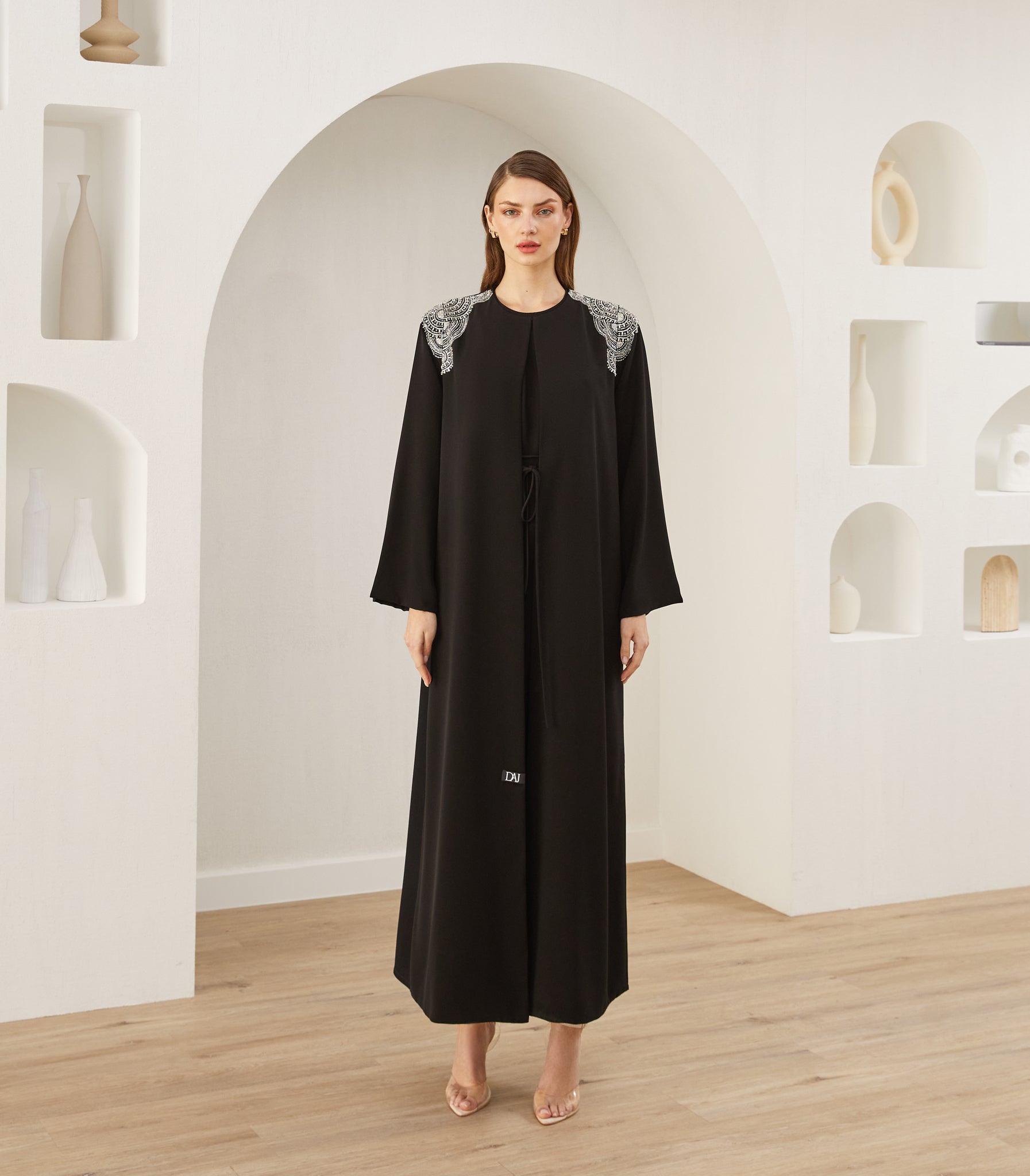 عباية سوداء فخمة ليلا 1