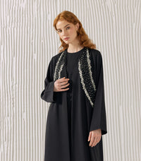 عباية سوداء فخمة ليلى 2