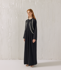 عباية سوداء فخمة ليلى 1