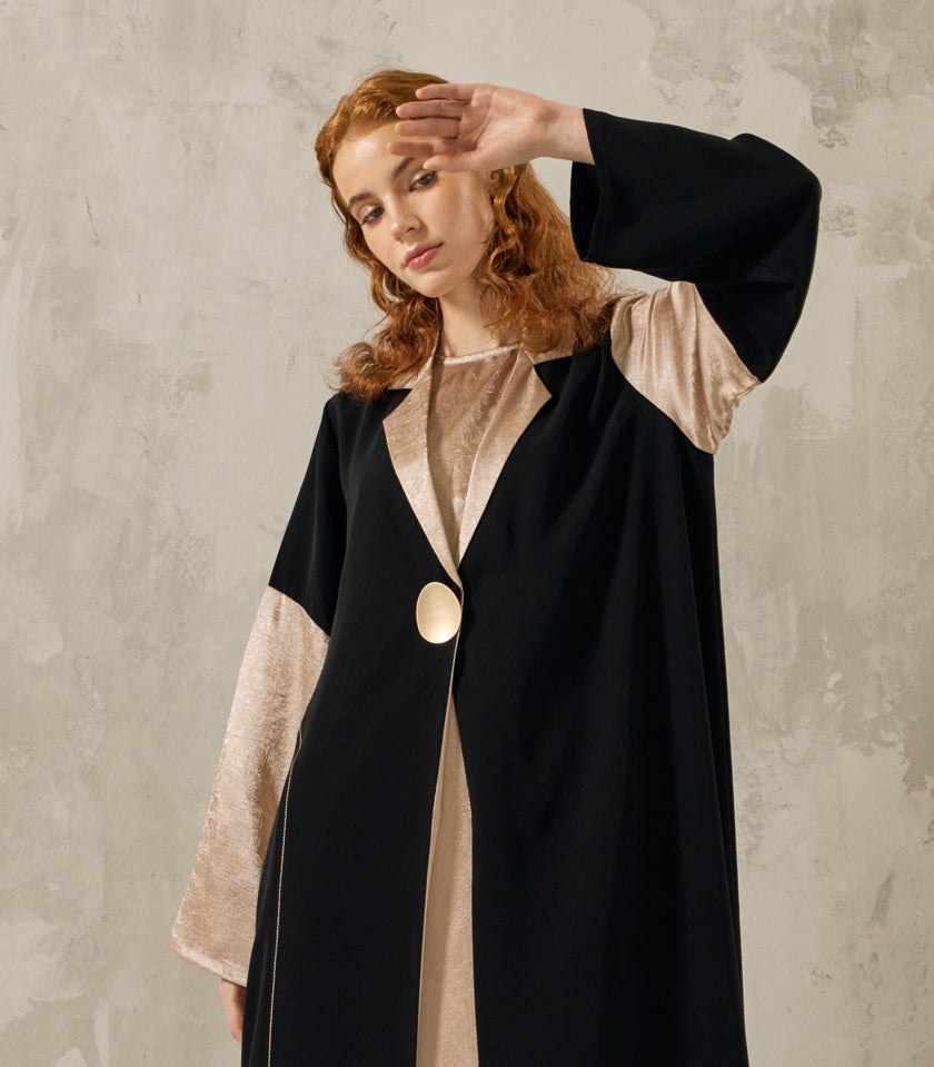 عباية سوداء فخمة ماي 2