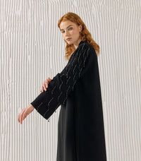 عباية سوداء فخمة مروة 2