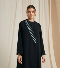 عباية سوداء فخمة نادية 2