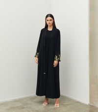 عباية سوداء فخمة نايلة 1