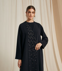 عباية سوداء فخمة نزيهة 2