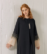 عباية سوداء فخمة نورة 2