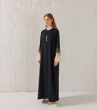 عباية سوداء فخمة نورة 1