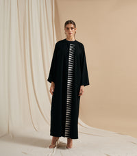 عباية سوداء فخمة رابيا 1