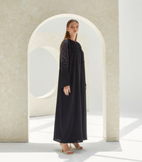 عباية سوداء فخمة سهى 1